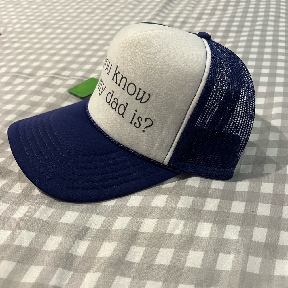 Purple “do you know who my dad is” custom hat - Picture 2 of 4